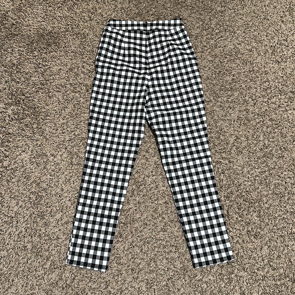 Lovers + Friends High Waisted Plaid Skinny Pants - Picture 4 of 5